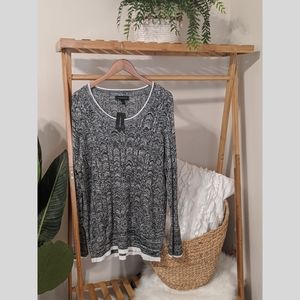 NWT lightweight bell cuff sweater